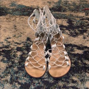 ❌SOLD❌ Jeffery Campbell Rainbow Trim Sandals